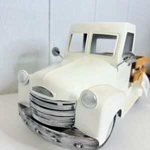 Hobby Lobby White and Silver Decorative Truck